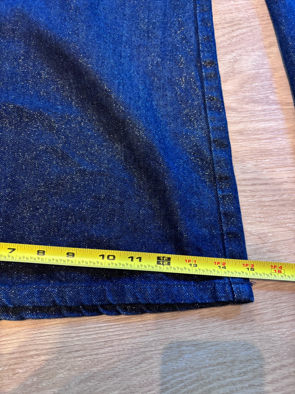 Anthropologie Pilcro Women’s 28 (Fits 31)Adi Sparkle Pull On Mid Rise Flare Jean - Picture 5 of 14